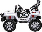 Дитячий акумуляторний позашляховик OFF ROAD Білий, фото 3