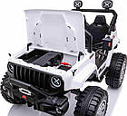 Дитячий акумуляторний позашляховик OFF ROAD Білий, фото 7