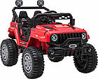Дитячий акумуляторний позашляховик OFF ROAD Червоний, фото 8