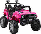 Дитячий акумуляторний позашляховик OFF ROAD Рожевий, фото 6