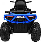 Дитячий акумуляторний квадроцикл Quad ATV Desert Синій, фото 4