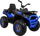 Дитячий акумуляторний квадроцикл Quad ATV Desert Синій, фото 8