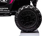 Дитячий акумуляторний позашляховик HONDA 4x4 Рожевий, фото 4