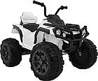 Дитячий акумуляторний квадроцикл Білий, фото 6