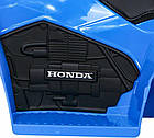 Дитячий акумуляторний квадроцикл Honda 250X TRX Синій, фото 5