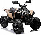 Дитячий акумуляторний квадроцикл Maverick Quad  Коричневий, фото 5