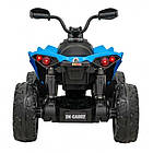 Дитячий акумуляторний квадроцикл Maverick Quad Блакитний, фото 3