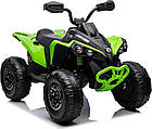 Дитячий акумуляторний квадроцикл Maverick Quad Зелений, фото 7