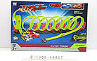 Дитяча екстремальна гоночна траса 3+ петлі 360 градусів + 2 ралійні машини + Конструктори 36 шт., фото 2