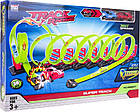 Дитяча екстремальна гоночна траса 3+ петлі 360 градусів + 2 ралійні машини + Конструктори 36 шт., фото 7