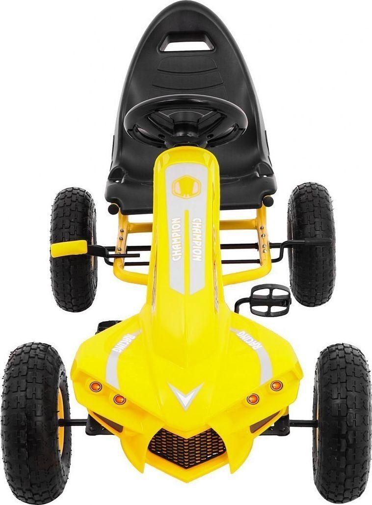 Дитячий педальний картинг Чемпіон 3+ Жовтий, фото 1