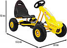 Дитячий педальний картинг Чемпіон 3+ Жовтий, фото 3