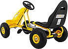 Дитячий педальний картинг Чемпіон 3+ Жовтий, фото 5