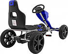 Дитячий педальний картинг Grand Ride 3+Синій, фото 3