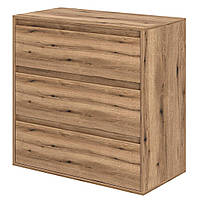 Комод Light дуб евок з 3 ящиками 80x79x42.5 см ТМ Art In Head