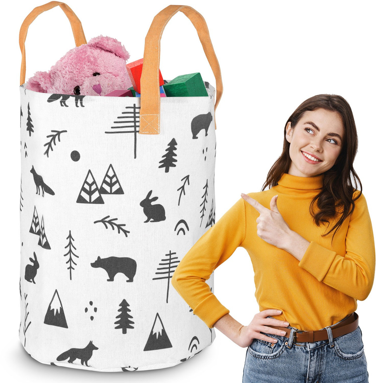 Кошик для іграшок Nukido білий, фото 1