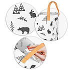 Кошик для іграшок Nukido білий, фото 5