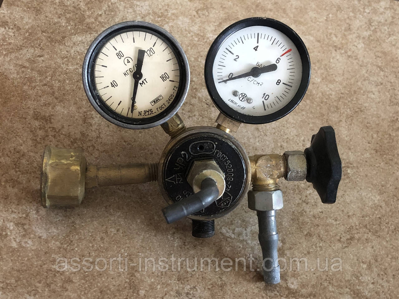 УР-2 Редуктор балонний вуглекислотний малогабаритний з краником тонкого регулювання (стер-НОВІР!!!!, фото 1