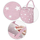 Кошик для іграшок Nukido рожевий з зірками, фото 5