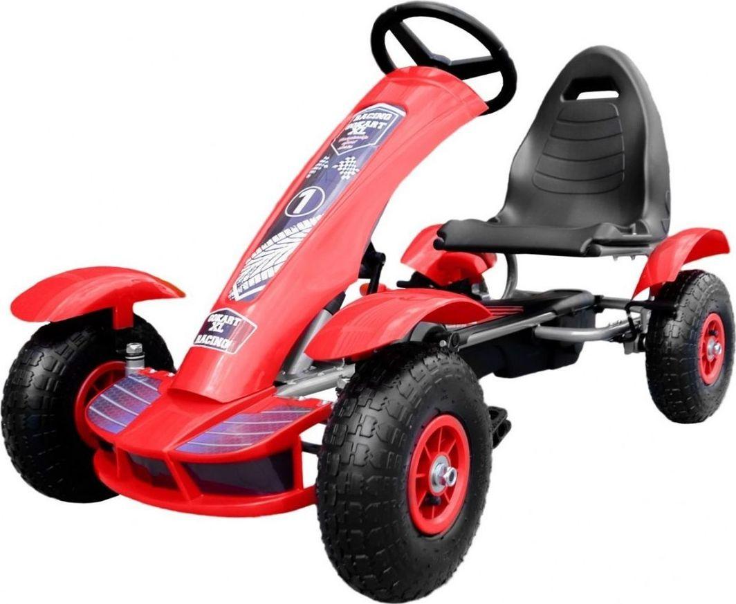 Дитячий педальний картинг Racing XL 3+ Червоний, фото 1