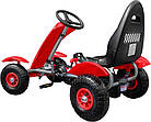 Дитячий педальний картинг Racing XL 3+ Червоний, фото 2