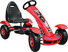 Дитячий педальний картинг Racing XL 3+ Червоний, фото 3