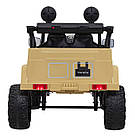 Toyota FJ Cruiser для дітей бежевий + пульт дистанційного керування + повний привід + LED аудіо + EVA + Free Start, фото 6