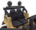 Toyota FJ Cruiser для дітей бежевий + пульт дистанційного керування + повний привід + LED аудіо + EVA + Free Start, фото 8