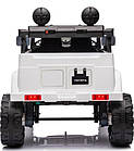 Дитяча акумуляторна машинка Toyota FJ Cruiser Біла, фото 2