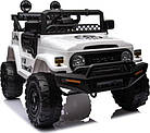 Дитяча акумуляторна машинка Toyota FJ Cruiser Біла, фото 4
