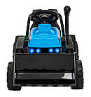 Дитячий акумуляторний трактор-бульдозер G320 Синій, фото 2