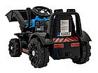 Дитячий акумуляторний трактор-бульдозер G320 Синій, фото 5