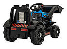 Дитячий акумуляторний трактор-бульдозер G320 Синій, фото 7