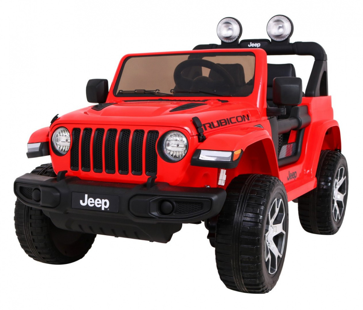 Дитяча акумуляторна машинка Jeep Wrangler Rubicon Червона, фото 1