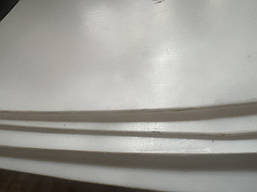 Фторопласт  Ф4 лист 3мм  390 х 370мм 950грам