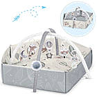 Розвивальний килимок 100 х 100 см Повітряні кулі Nukido, фото 6