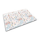 Килимок розкладний дитячий 200 x 150 x 1 см Nukido NK-341 Фортеця День-Ніч, фото 2