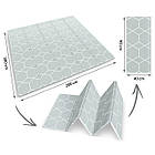 Килимок розкладний дитячий  200 x 180 x 1 см Nukido NK-340 Океан-Геометрія, фото 7