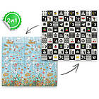 Килимок розкладний дитячий 200 x 180 x 1 см Nukido NK-340 Океан-Цифри, фото 4