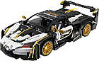 Дитячий конструктор спортивний автомобіль білий/чорний 1242 ел., фото 3