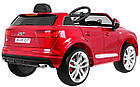 Дитяча акумуляторна машинка Audi Q7 Quattro S-Line Червона, фото 4