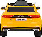 Дитяча акумуляторна машинка Audi Q8 Жовта, фото 4