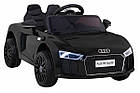 Дитяча акумуляторна машинка Audi R8 Чорна, фото 9