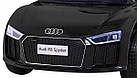 Дитяча акумуляторна машинка Audi R8 Чорна, фото 10