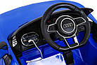 Дитяча акумуляторна машинка Audi R8 Синя, фото 5