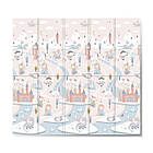 Килимок розкладний дитячий 200 x 180 x 1 см Nukido NK-340 Фортеця День-Ніч, фото 9