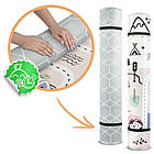 Килимок розкладний дитячий  180 x 150 x 1,5 см Nukido NK-342 Ліс-геометрія бежевий, фото 7