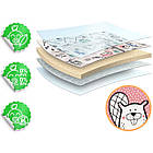 Килимок розкладний дитячий  180 x 150 x 1,5 см Nukido NK-342 Ліс-геометрія бежевий, фото 8