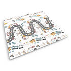 Килимок розкладний дитячий  200 x 180 x 1 см Nukido NK-340 Потяг-Земля, фото 2