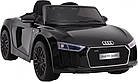 Дитяча акумуляторна машинка Audi R8 Чорна, фото 2